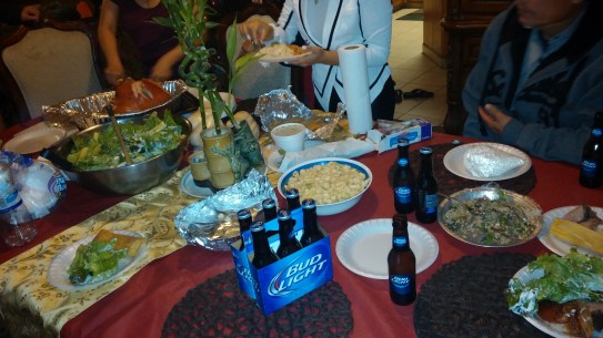 My families version of a Christmas dinner